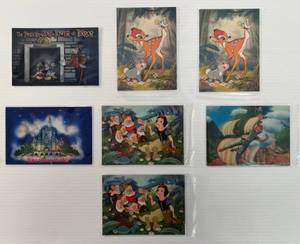 Vintage Walt Disney 3D Postcards