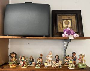 Two Shelves Full Of Misc. Vintage Items