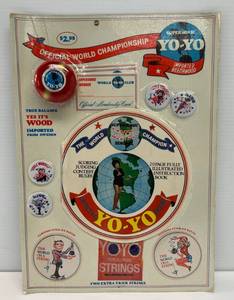 Vintage Supersonic Yo-Yo Display