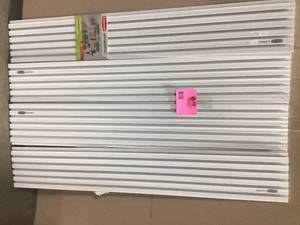 Lot of Rubbermaid  FastTrack -Wall Panels  customer returns see pictures