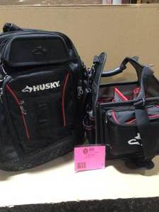 Lot of Husky Tool Bags customer returns some damage present review pictures