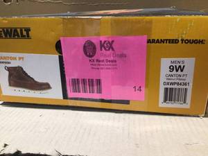DEWALT Mens Canton 6 Work Boots - Soft Toe - Walnut Pitstop Size 9W review pictures