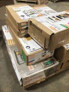Pallet with assorted Shelves various models and conditions customer returns review pictures