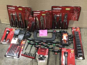 Lot of assorted Husky Mechanic Tools see pictures customer Returns