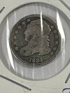 1834 Capped Bust Dime