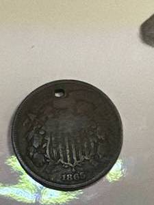 1865 (civil war) 2 Cent Piece