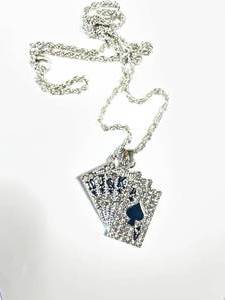 Poker Hand Necklace