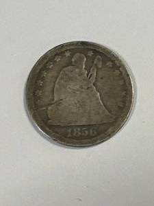 1856 Seated Liberty Quarter