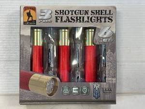 3 Shotgun Shell Flashlights