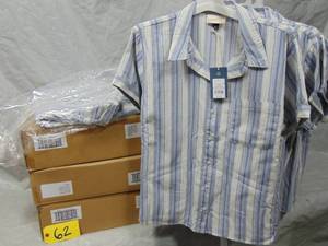 36 Pack Womens Short Sleeve Button-Down Shirt - Universal Thread Gray Large