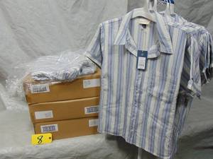 36 Pack Womens Short Sleeve Button-Down Shirt - Universal Thread Gray Large