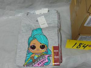 45 Pack Girls L.O.L. Surprise Key Matic Short Sleeve T-Shirt -SM(66X)