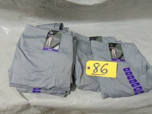 5 Pack Members Mark Perforated Leggings - Size XXL
