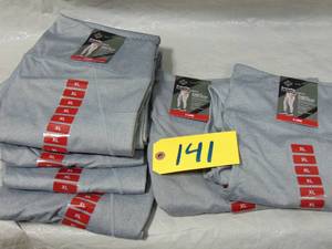 8 Pack Members Mark Womens Active Perforated Pocket Leggings High Waist Gray XL