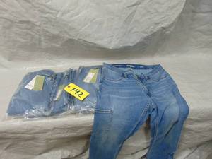 6 Pack Goodfellow & Co Mens Adaptive Boot Cut Jeans Dark Blue 32x30