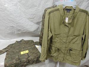 8 Pack Social Standard by Sanctuary Womens Drawstring Waist Safari Tencel Jacket 5 Large 2-XL 1-M