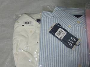 5 Pack Gap Mens Long Sleeve Easy Relaxed Fit Button-Down Oxford Shirt Small and XS