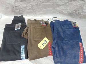 Mixed Lot Mens Sherpa Lined Sweatpants XL and L