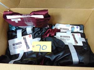 12 Pack Mixed Sizes BB Dakota Womens Satin 2-Piece Lounge Sets