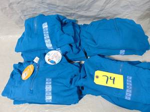 12 Pack MEMBERS MARK Girls Hoodie Quarter Zip Teal Size 67