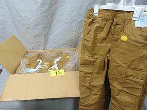 24 Pack Boys Cat and Jack Joggers Pants Elasticized Waist Size 14