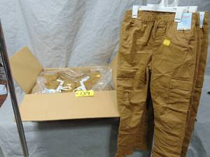 24 Pack Boys Cat and Jack Joggers Pants Elasticized Waist Size 14