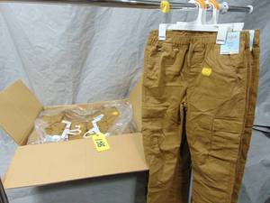 24 Pack Boys Cat and Jack Joggers Pants Elasticized Waist Size 14