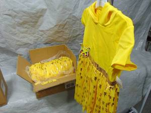 6 Pack Girls Pokmon Pikachu Cosplay Tutu Dress - Yellow - Size XL(1416)