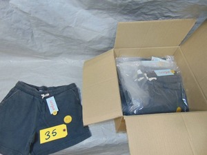 12 Pair Kids Shorter-Length Shorts - Cat & Jack Gray XL