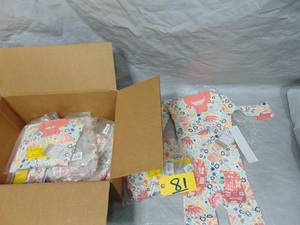 12 Pack Honest Baby Organic Cotton Sleep N Play Size 18  Months