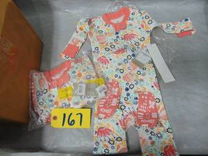 12 Pack honest baby organic cotton sleep n play size 18  months