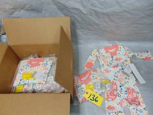 12 Pack honest baby organic cotton sleep n play size 18  months