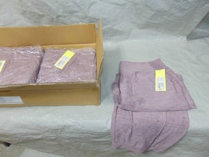 12 Pack Womens Knit Mid Rise Jogger Pants - All in Motion Heathered Purple Size XXL