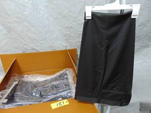 6 Pair all in motion mens black pants 34X34