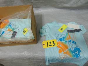 12 Pack All in Motion Kids Boys Breathe Smile Connect Mint Graphic Tee Size XS