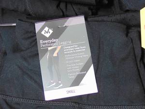 5 Pack Members Mark Womens Active Perforated Pocket Leggings High Waist Size Small