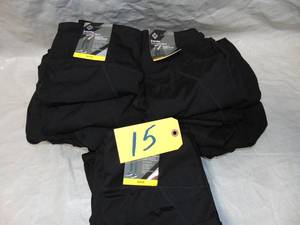 5 Pack Members Mark Womens Active Perforated Pocket Leggings High Waist Size M