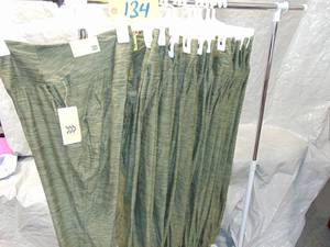 12 Pack Womens Knit Mid-Rise Jogger Pants - All in Motion Green Size XS