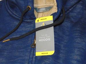 2 Pack Mens Members Mark Sherpa Lined Hoodie and Jogger Size M