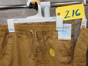 17 Pack Boys Cat and Jack Joggers Pants Elasticized Waist Size 14