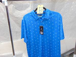 Mens PGA Tour Polo Shirt  Moisture Wicking Size L