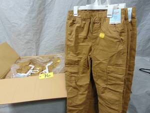 24 Pack Boys Cat and Jack Joggers Pants Elasticized Waist Size 14