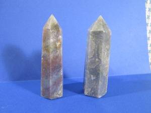 (FS) 2 6-Point Moss Agate Towers - ...