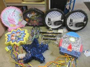 (EW3) 8 Assorted Pinatas...