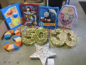 (EW4) 8 Assorted Pinatas...