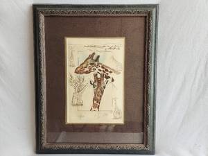 Signed and Numbered Giraffe Print