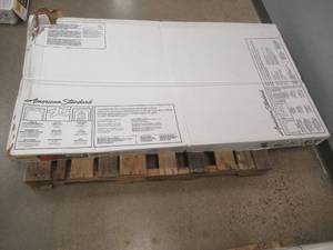 American Standard Passage Left Hand Drain 32 in. x 60 in. Single Threshold Shower Base in White (TILE FLANGE IS DAMAGED ON RIGHT HAND SIDE, SEE PHOTOS)