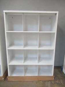 Sandusky Steel 12-Cube Organizer in White (66 in. H x 46 in. W x 18 in. D) (SMALL DAMAGE ON CORNER, SEE PHOTOS)