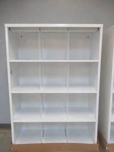 Sandusky Steel 12-Cube Organizer in White (66 in. H x 46 in. W x 18 in. D) (SLIGHT SCRATCH & DENT)
