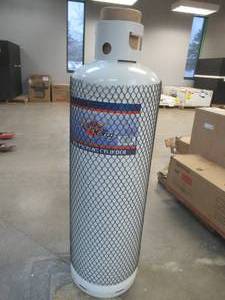 Flame King 100 lbs. Empty Propane Cylinder with POL Valve (NEW)